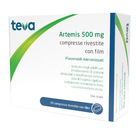 Artemis 60 compresse riv 500 mg Artemis 60 compresse riv 500 mg