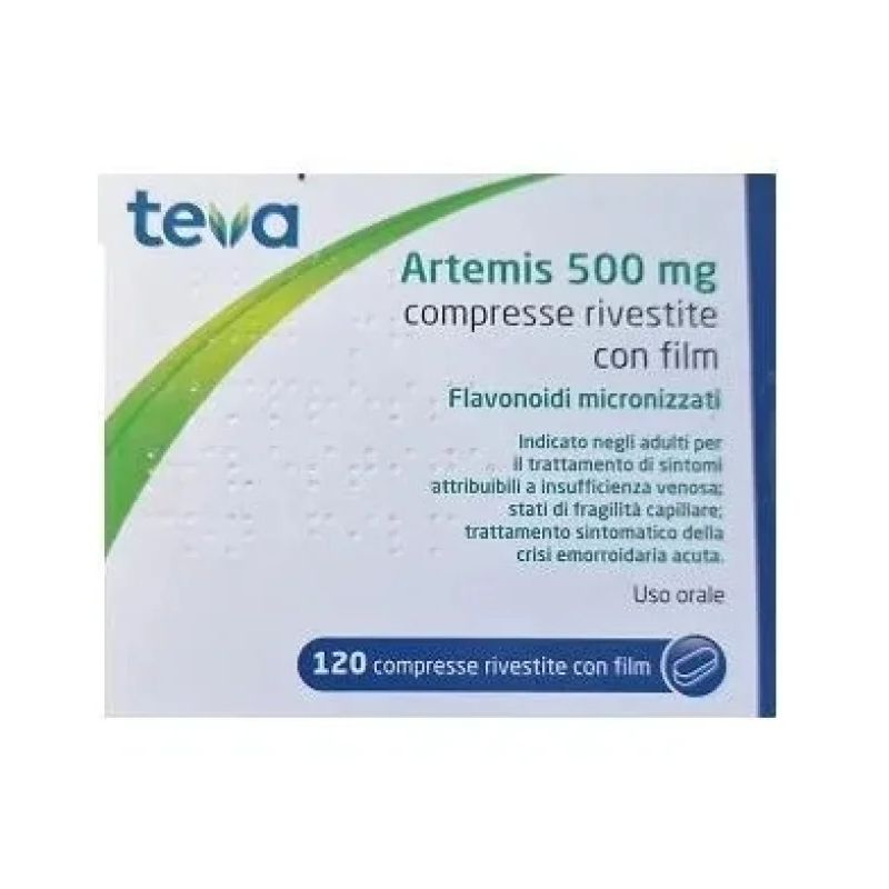 Artemis 120 compresse riv 500 mg