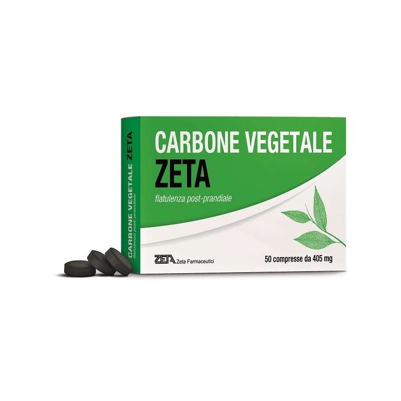 Carbone vegetale 50 compresse da 405 mg