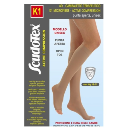 Scudotex gambaletto microfibra k1 aperto beige 6 1 pezzo