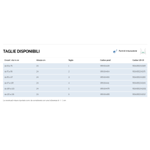 Fascia post operatoria gibaud classic h24 taglia 1