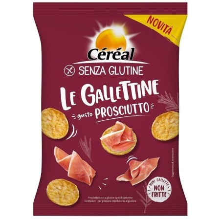 Cereal senza glutine gallettine gusto prosciutto 70 g