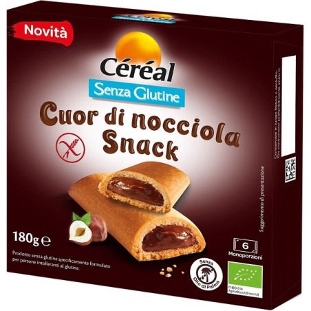 Cereal snack cuor di nocciola senza glutine 180 g