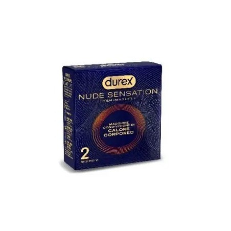 Preservativo durex nude sensation 2 pezzi