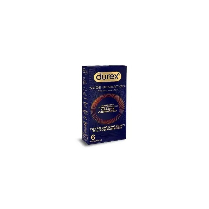 Preservativo durex nude sensation 6 pezzi