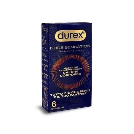 Preservativo durex nude sensation 6 pezzi