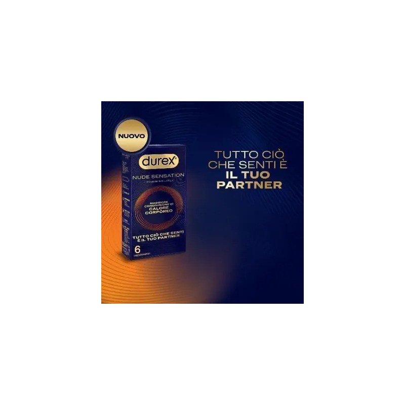 Preservativo durex nude sensation 6 pezzi