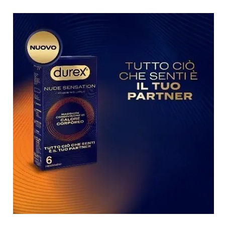 Preservativo durex nude sensation 6 pezzi