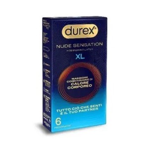Preservativo durex nude sensation xl 6 pezzi
