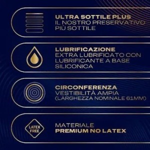 Preservativo durex nude sensation xl 6 pezzi