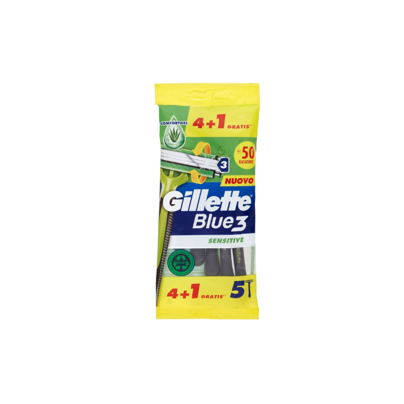 Gillette blue3 usa & getta 4 + 1 pezzo