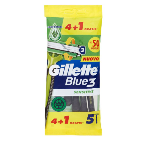 Gillette blue3 usa & getta 4 + 1 pezzo