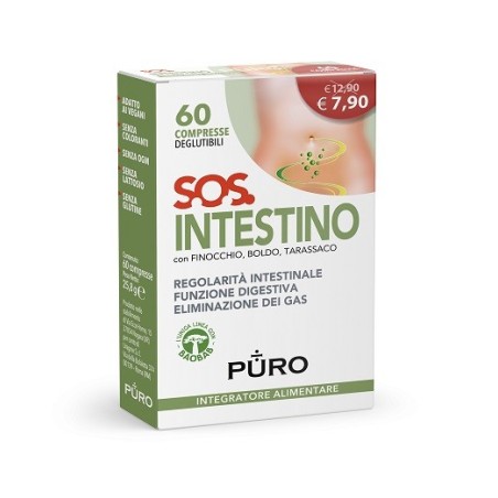 Puro sos intestino 60 compresse deglutibili Puro sos intestino 60 compresse deglutibili