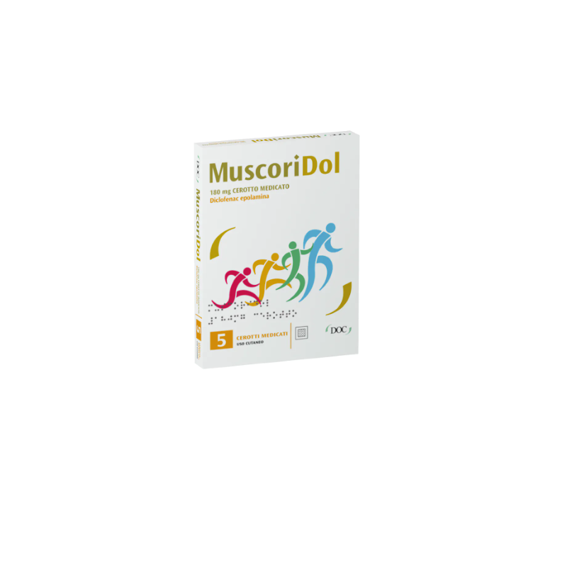 Muscoridol 5 cerotti medicati 180 mg