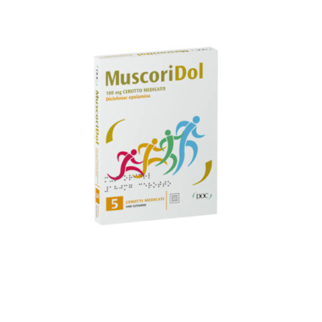 Muscoridol 5 cerotti medicati 180 mg