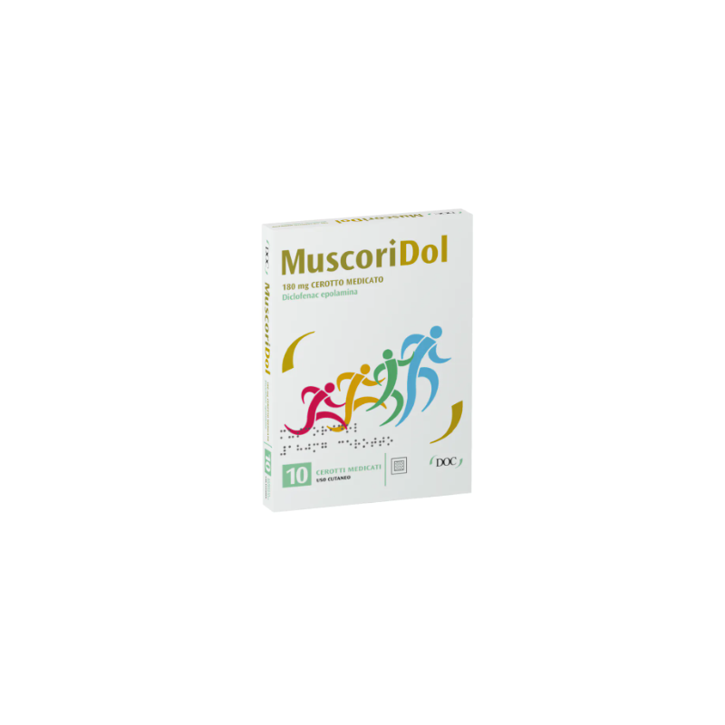 Muscoridol 10 cerotti medicati 180 mg