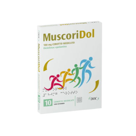 Muscoridol 10 cerotti medicati 180 mg