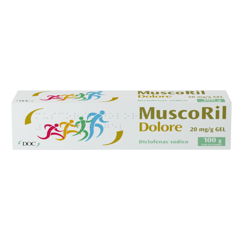Muscoril dolore gel 100 g 20 mg/g