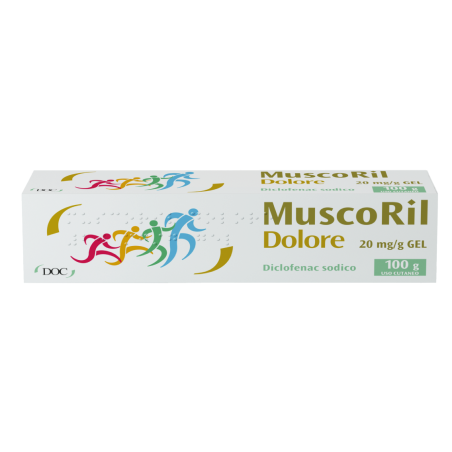 Muscoril dolore gel 100 g 20 mg/g