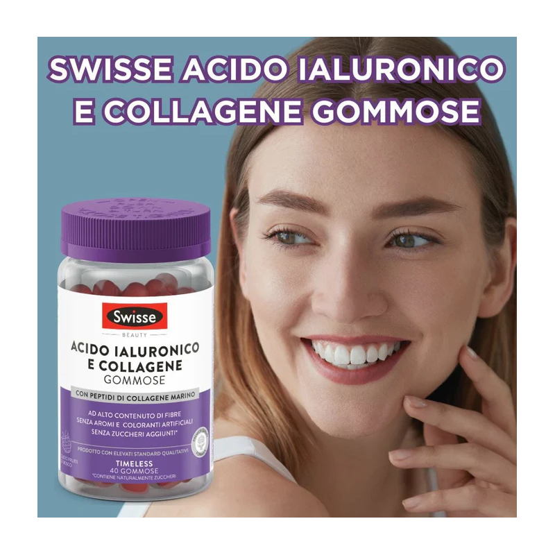Swisse acido ialuronico & collagene 40 gommose