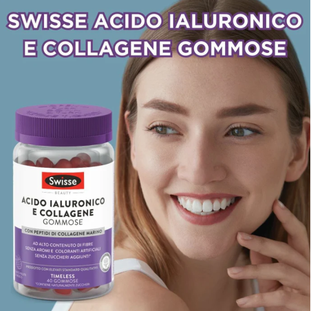 Swisse acido ialuronico & collagene 40 gommose