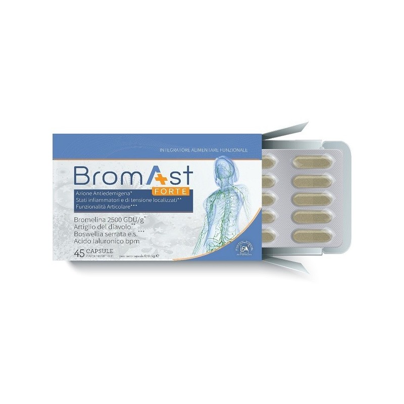 Bromast forte 45 capsule gastroresistenti 670 mg