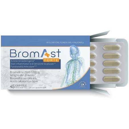 Bromast forte 45 capsule gastroresistenti 670 mg