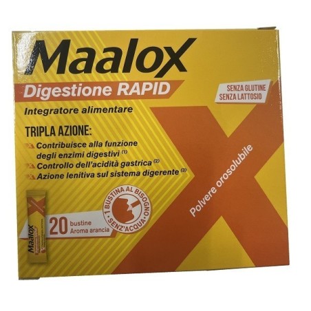 Maalox digestione rapid 20 bustine da 2 g