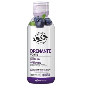 Dr viti drenante forte mirtillo 500 ml senza zuccheri