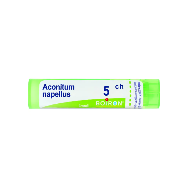 Aconitum napellus boiron 80 granuli 5 ch contenitore multidose 4g Aconitum napellus boiron 80 granuli 5 ch contenitore multidose 4g