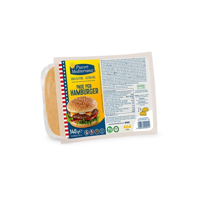 Piaceri mediterranei pane hamburger 140 g