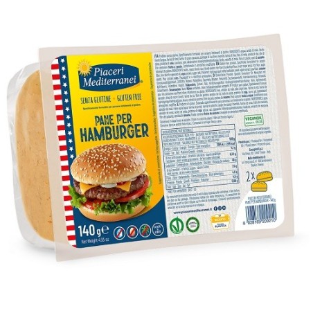 Piaceri mediterranei pane hamburger 140 g