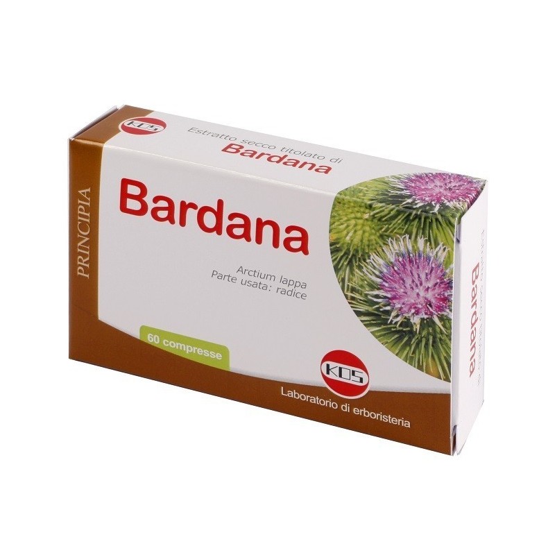 Bardana estratto secco titolato al 20% di inulina 60 compresse Bardana estratto secco titolato al 20% di inulina 60 compresse