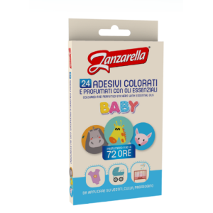 Zanzarella sticker baby 24 pezzi