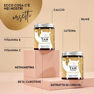Golden goddess tan vitamin 45 caramelle gommose