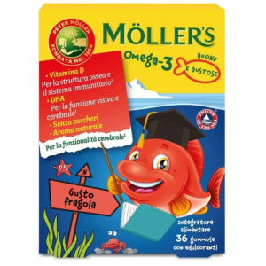 Moller's omega 3 jelly fish 36 gommose