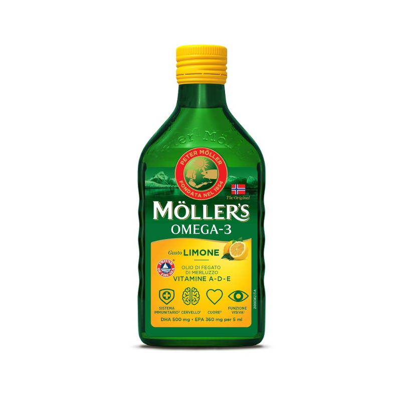 Moller's omega 3 olio limone 250 ml