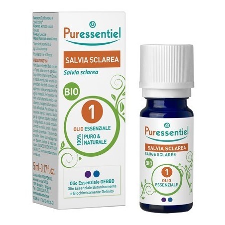 Puressentiel salvia sclarea olio essenziale bio 10 ml Puressentiel salvia sclarea olio essenziale bio 10 ml