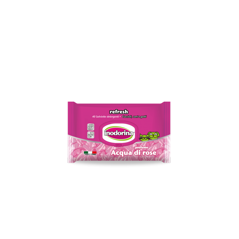 Inodorina Salviette Rosa 40 Pezzi Inodorina Salviette Rosa 40 Pezzi