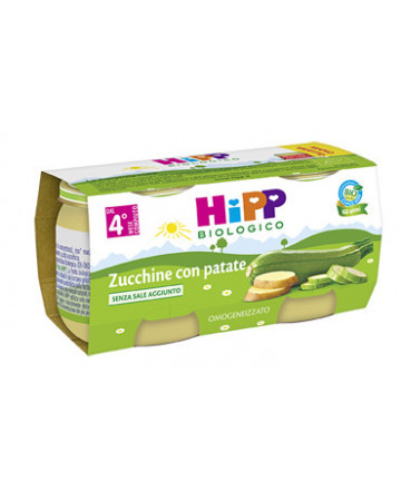 Hipp bio omog zucchine/pat2x80