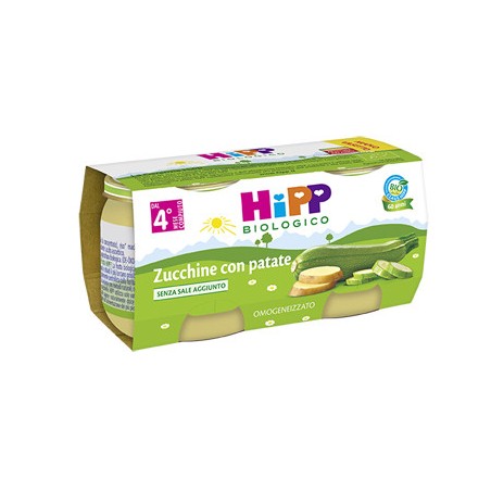 Hipp bio omog zucchine/pat2x80