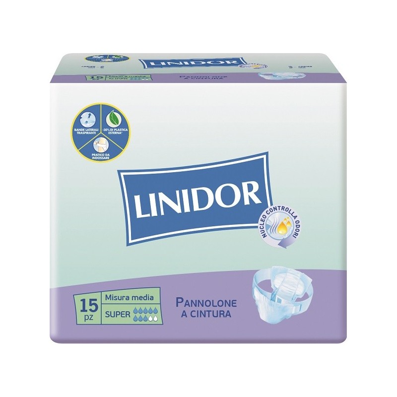 Pannolone Linidor Super Pannolino A Cintura Mm 15 Pezzi
