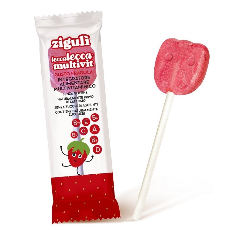 Ziguli Multivit Lecca Lecca Fragola 8,2 G