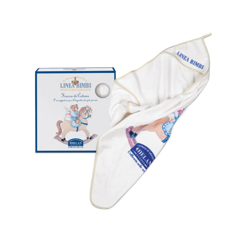 Bimbi Fiocco Di Cotone Accappatoio 100% Spugna Di Cotone Velour