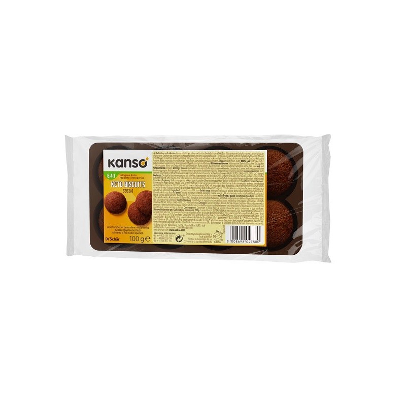 Kanso Keto Biscuits Cocoa 100 G Kanso Keto Biscuits Cocoa 100 G