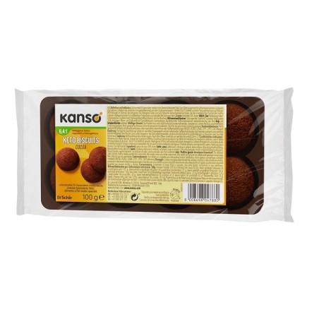 Kanso Keto Biscuits Cocoa 100 G Kanso Keto Biscuits Cocoa 100 G