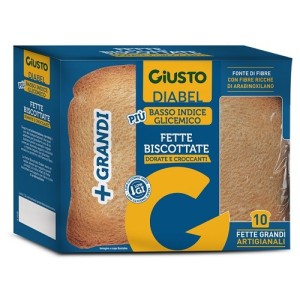 Giusto Diabel Fette Biscottate 150 G Nuova Ricetta