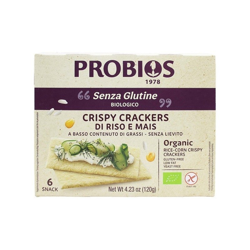 Crispy Crackers Riso E Mais 6 Pezzi Da 20 G Crispy Crackers Riso E Mais 6 Pezzi Da 20 G
