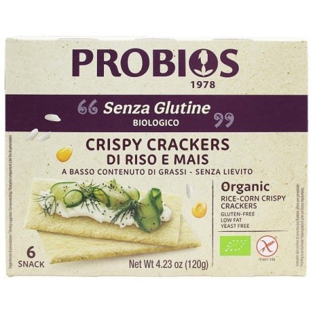 Crispy Crackers Riso E Mais 6 Pezzi Da 20 G Crispy Crackers Riso E Mais 6 Pezzi Da 20 G
