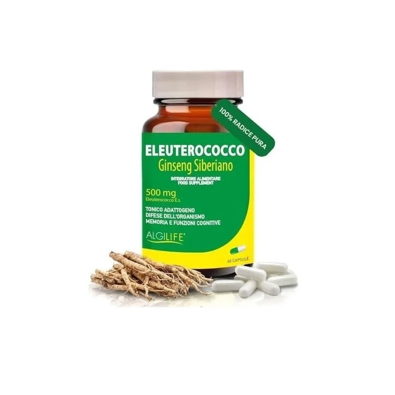 Eleuterococco 500mg 60 Capsule Da 550 Mg